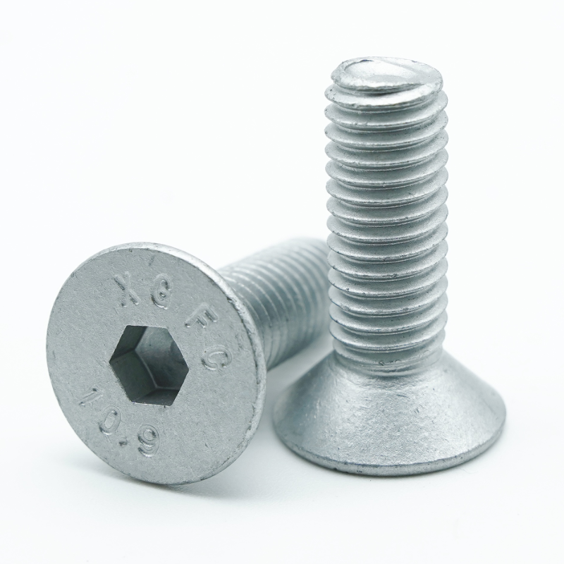Dacromet-coated Hex Socket Countersunk Head Cap Screws