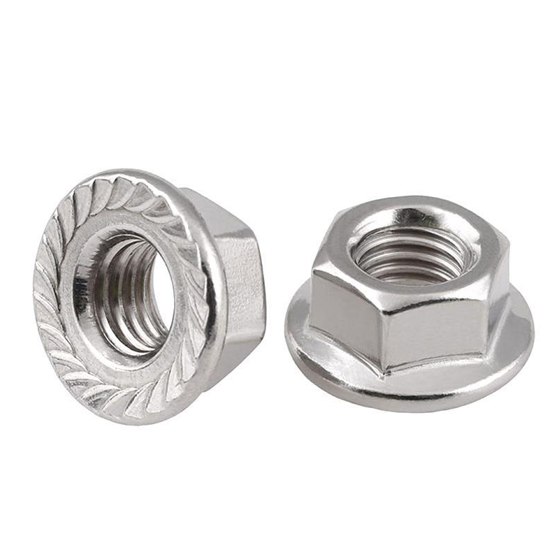 Nickel-plated Hex Nuts with Flange