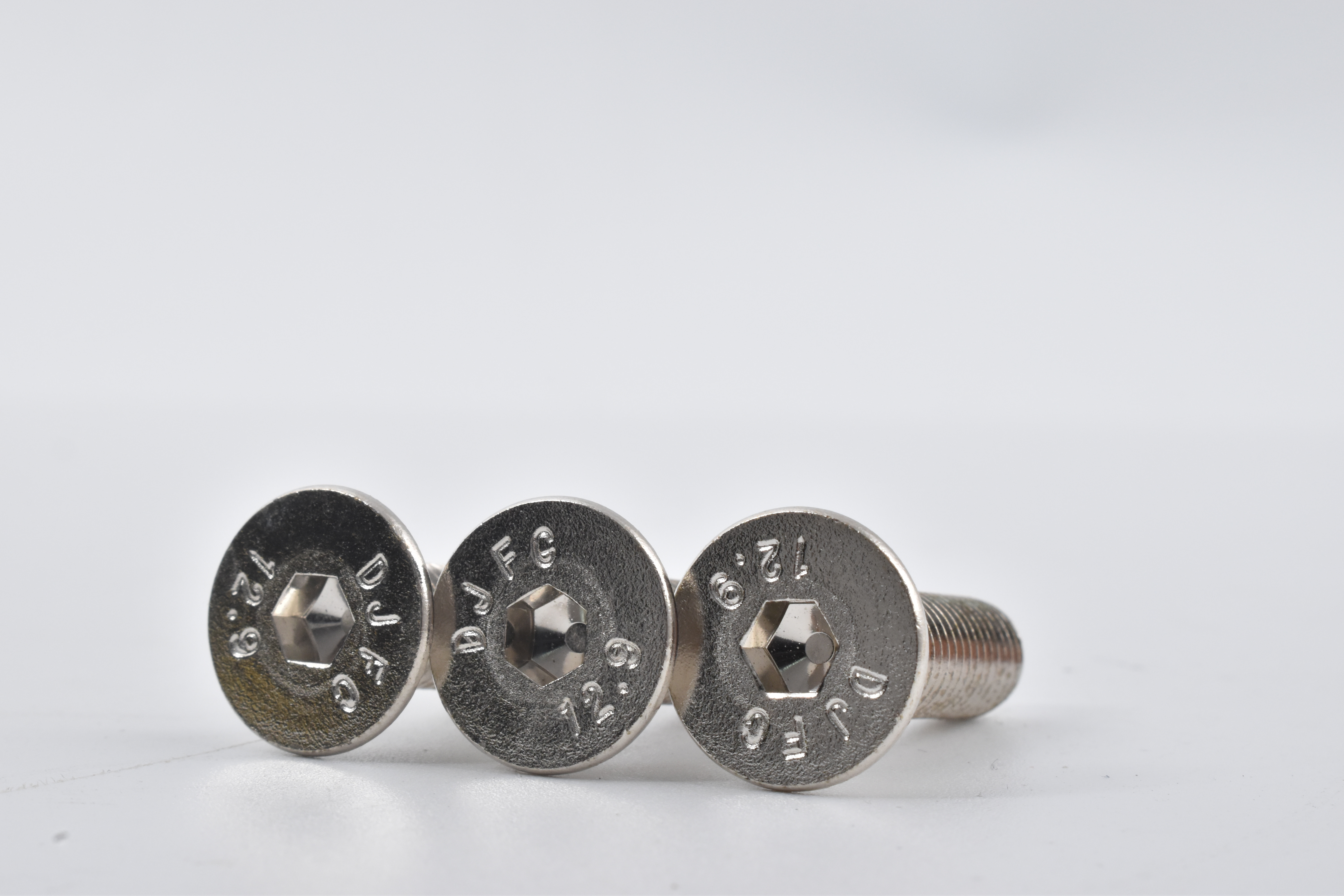 Nickel-plated Hex Socket Countersunk Head Cap Screws