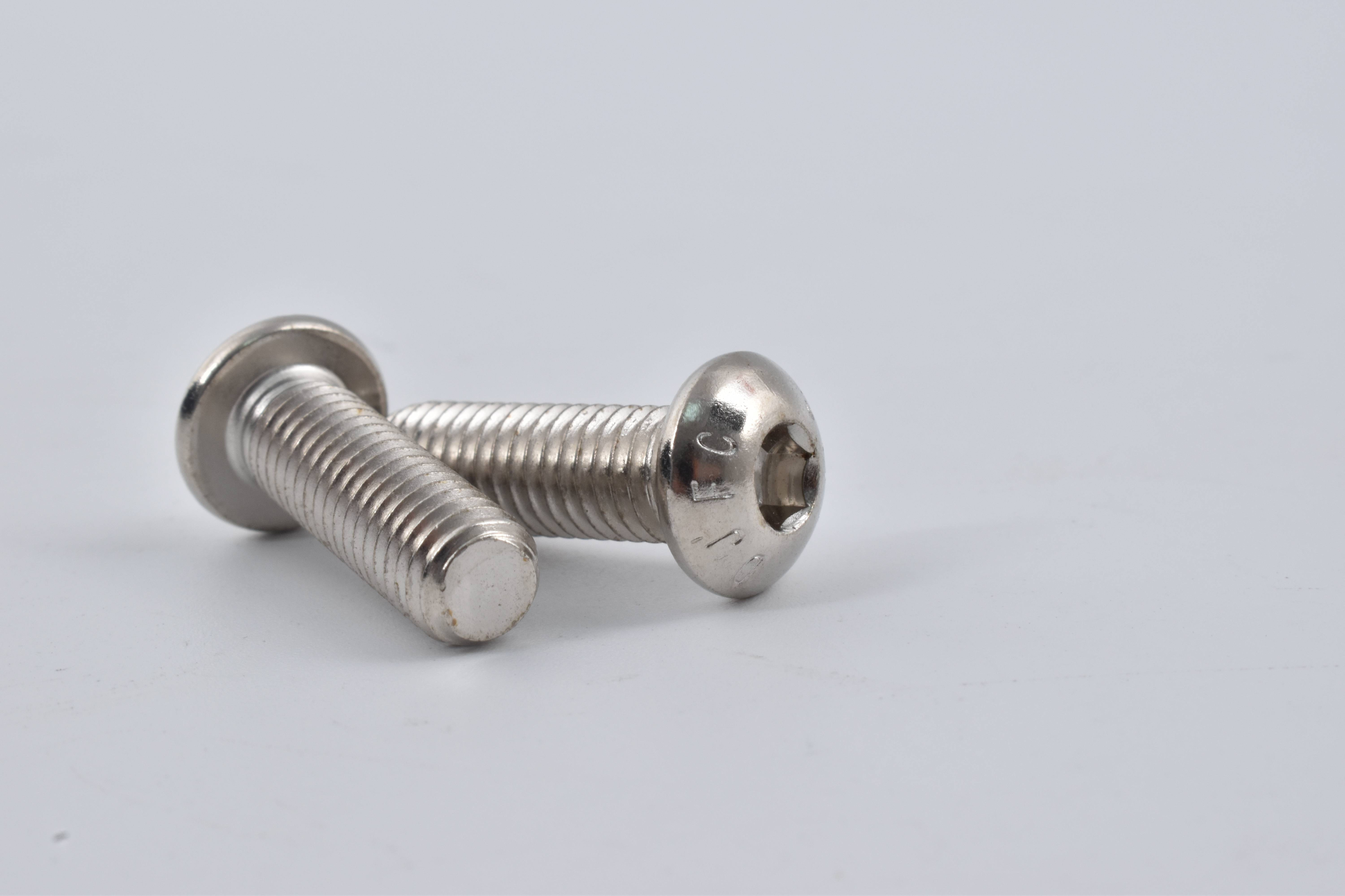 Nickel-plated Hex Socket Button Head Screws